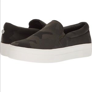 Steve Madden Camouflage Slip On Platform Sneakers